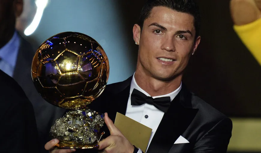 Cristiano Ronaldo, GEST ULUITOR după ce a câştigat Balonul de Aur VIDEO