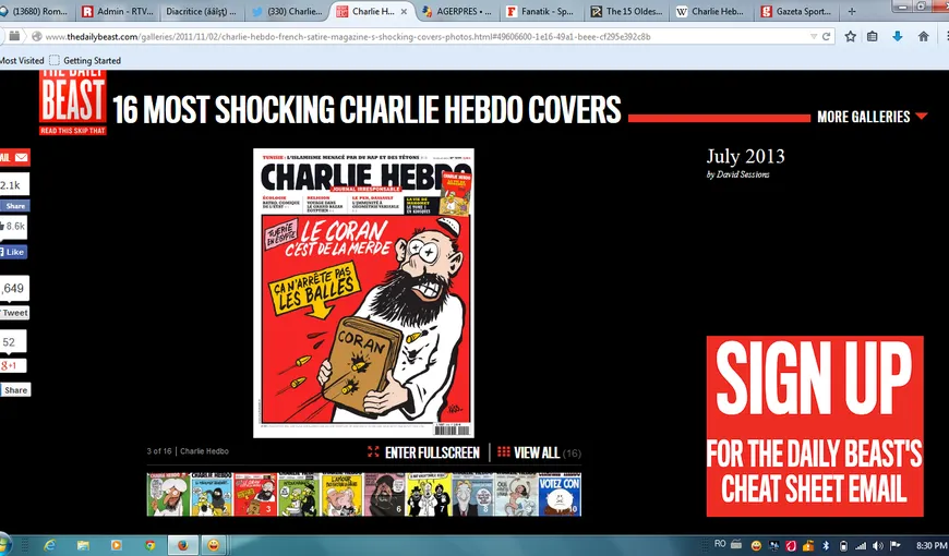 Mărturia emoţionantă a unui cronicar Charlie Hebdo: „Nu au murit degeaba”. Revista apare săptămâna viitoare