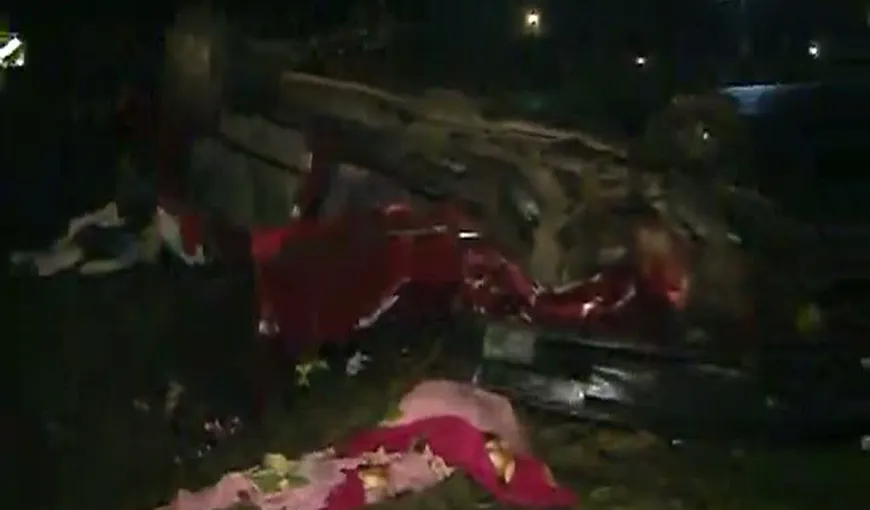 Grav accident de circulaţie lângă Bucureşti. Patru oameni au scăpat printr-o minune cu viaţă