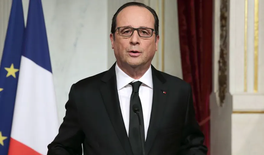 Preşedintele francez Francois Hollande a înregistrat o explozie de popularitate după atacurile de la Paris