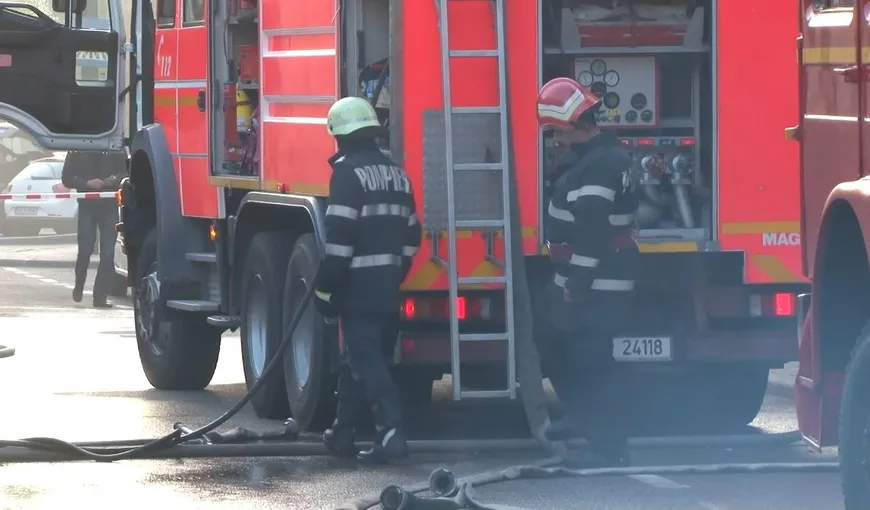 Explozie la un service auto, la Târgu Mureş. Patru persoane au suferit arsuri grave