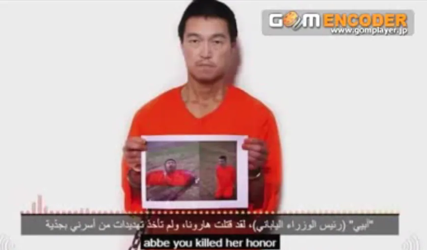 Unul dintre cei doi japonezi luaţi ostatici de Statul Islamic a fost DECAPITAT – VIDEO