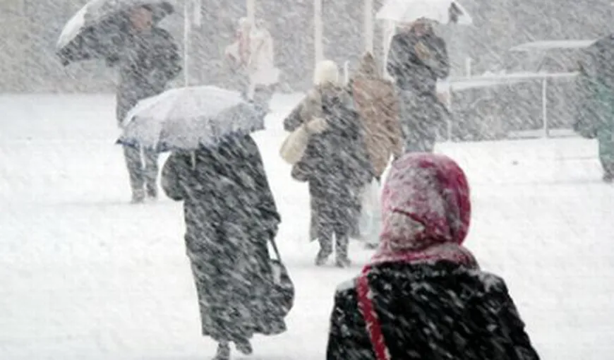 VREMEA IN BUCURESTI: Ninge în Capitală! PROGNOZA METEO pe trei zile