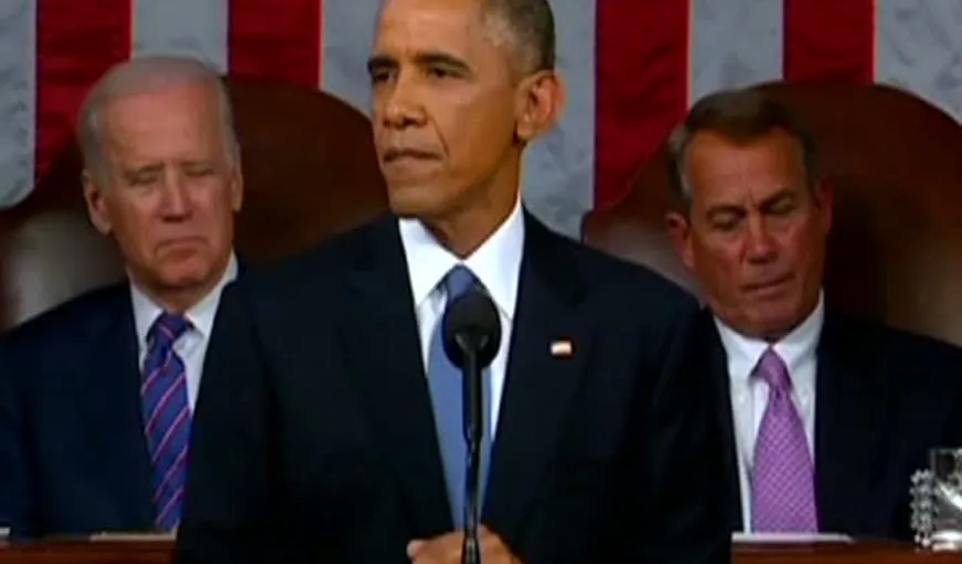 Barack Obama a cerut intervenţie ÎN FORŢĂ împotriva Statului Islamic, în Discursul privind Starea Naţiunii