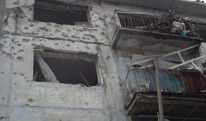 RĂZBOI ÎN UCRAINA: Oraşul Stahanov a fost bombardat cu rachete „Uragan” VIDEO ŞOCANT