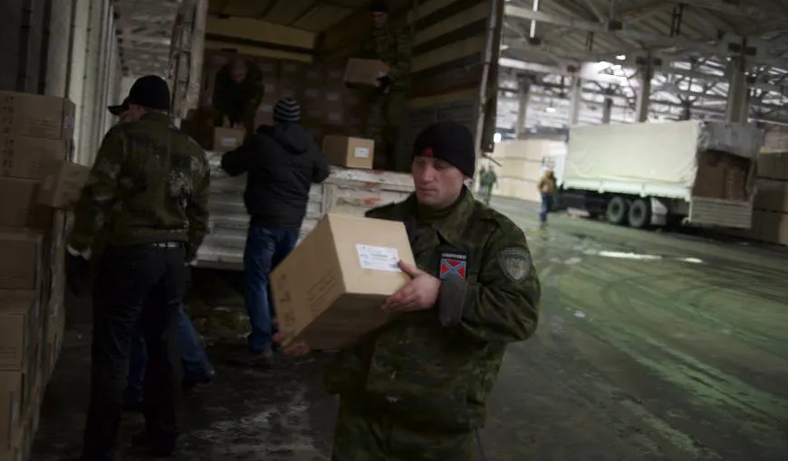 Rusia trimite cel de-al doisprezecelea convoi umanitar în Ucraina