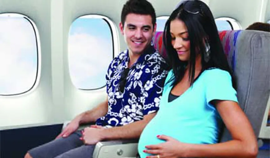 SFATURI pentru gravidele care călătoresc cu avionul