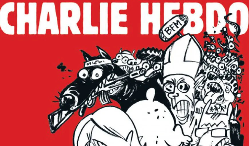 Charlie Hebdo revine cu un NOU NUMĂR. Mesajul este mai potolit