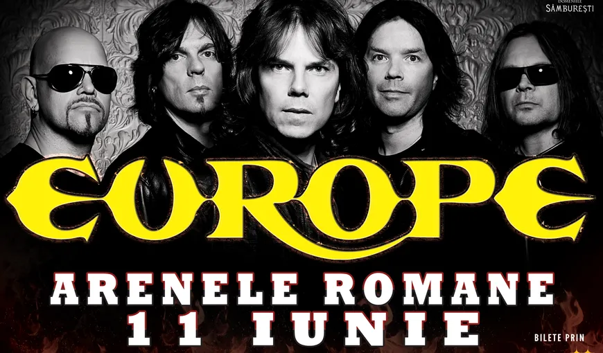 Trupa EUROPE confirmă concertul de la Bucureşti, pe 11 iunie