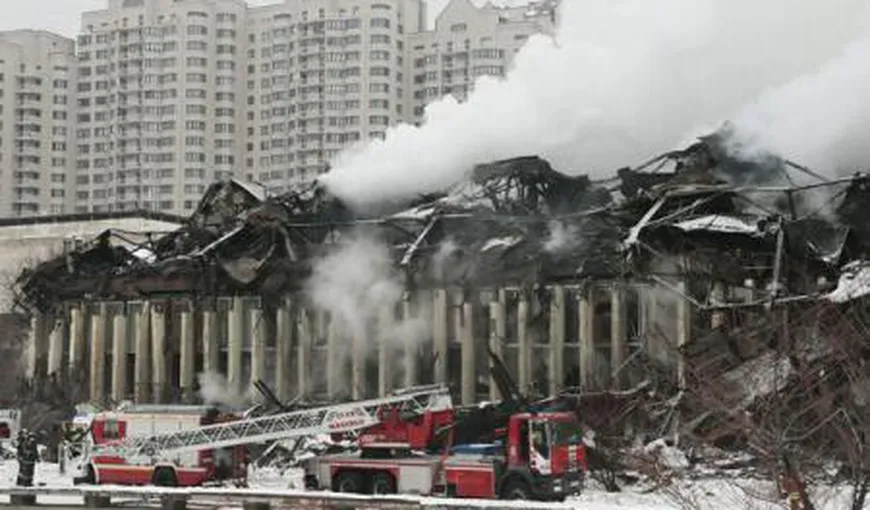 Un incendiu a devastat cea mai mare bibliotecă universitară din Rusia