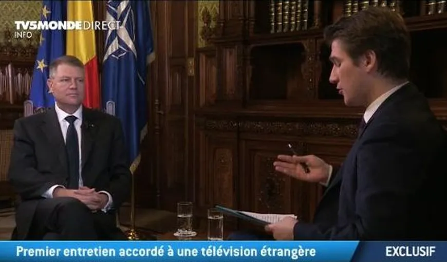 Klaus Iohannis, la TV5 Monde: Corupţia – o AMENINŢARE pentru România. Ce spune despre CRIZA din Ucraina