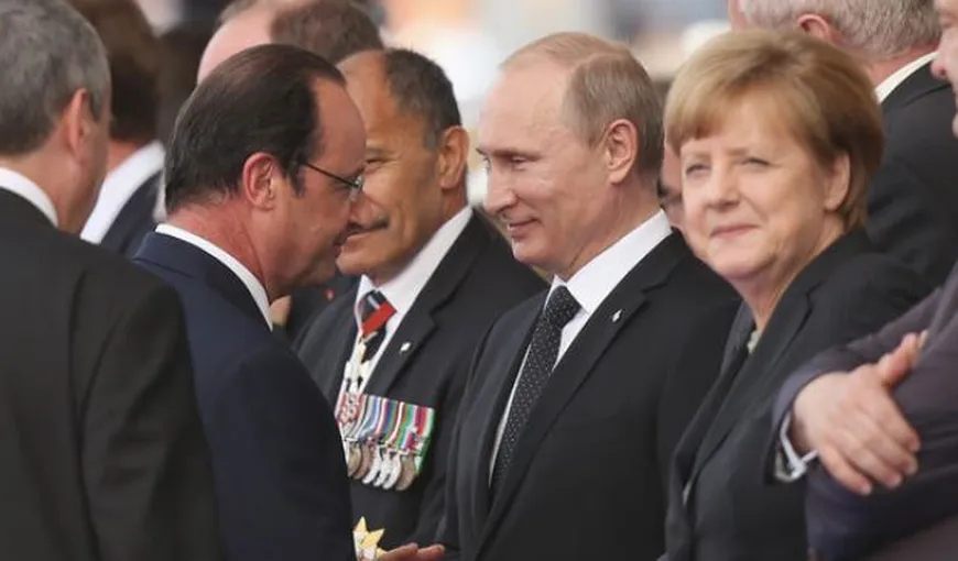 Ucraina: A început summitul „ultimei şanse” de la Minsk, la care participă Hollande, Merkel şi Putin