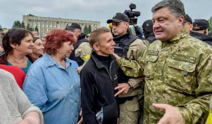 Marele Zid al Ucrainei. Petro Poroşenko a confirmat că va fi ridicat un zid uriaş la graniţa cu Rusia