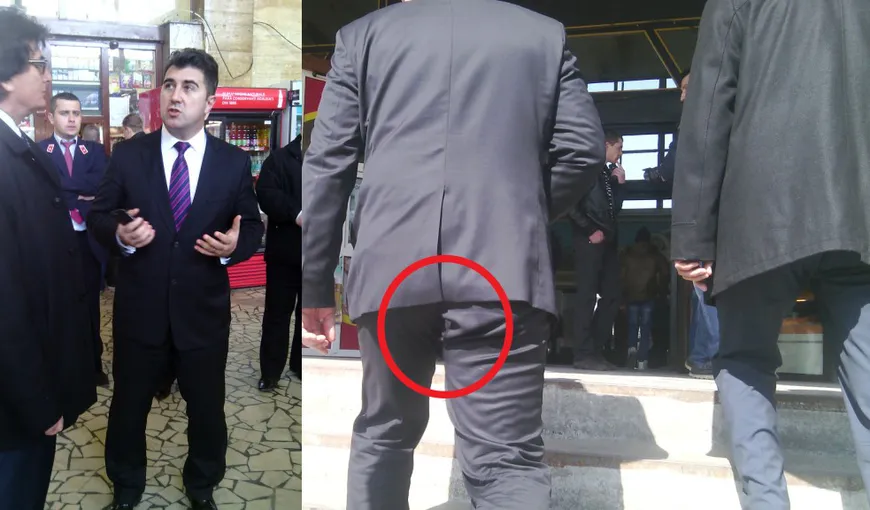FOTOGRAFIA ZILEI: Directorul CFR l-a aşteptat pe primarul Nicolae Robu cu pantalonii rupţi în fund