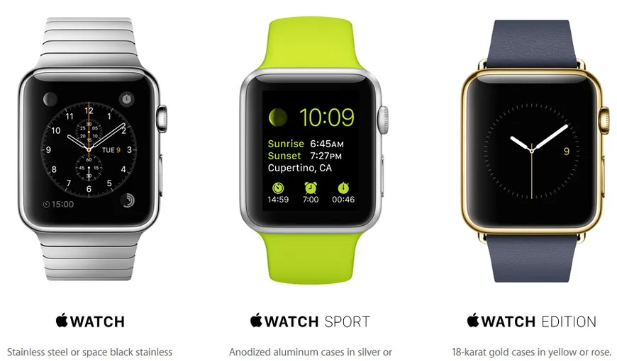 Istoria ceasurilor inteligente până la Apple Watch