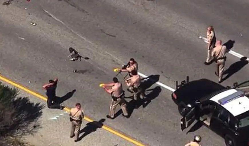 Un şofer în tricoul lui PSG a provocat panică în California. Imagini incredibile de pe autostradă VIDEO