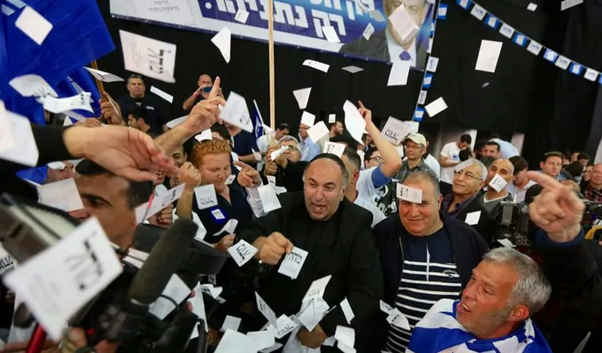 Alegeri în Israel: Premierul Benjamin Netanyahu se declară victorios