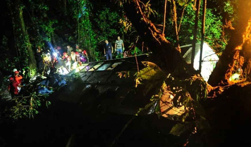 Autocar căzut în PRĂPASTIE în Brazilia. Peste 49 de persoane au MURIT