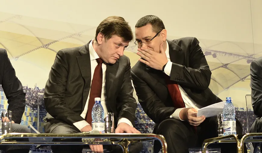 Victor Ponta, declaraţie neaşteptată: Mi-e dor de Crin Antonescu VIDEO