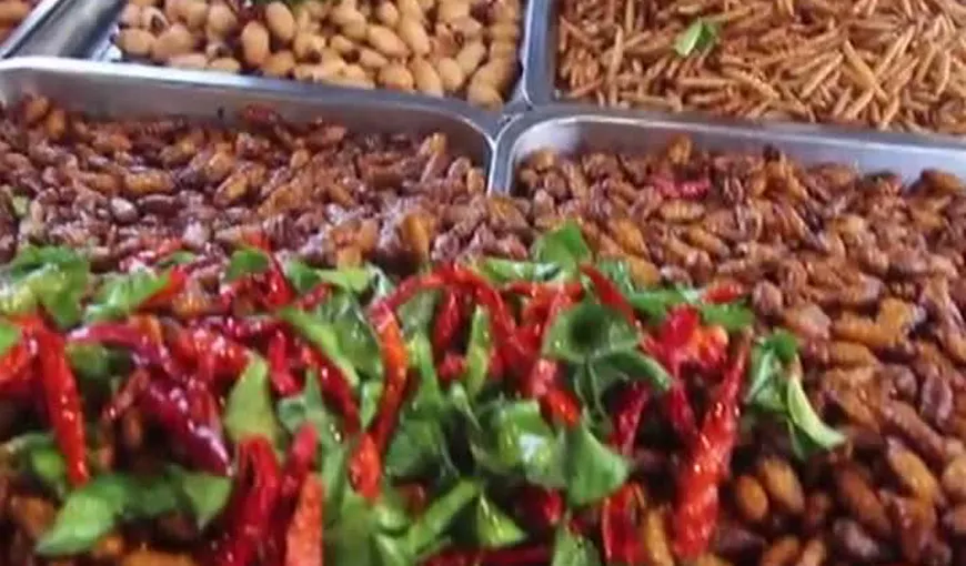 Insectele gătite, noua dietă la modă. Dieta mediteraneană, cea mai populară printre români