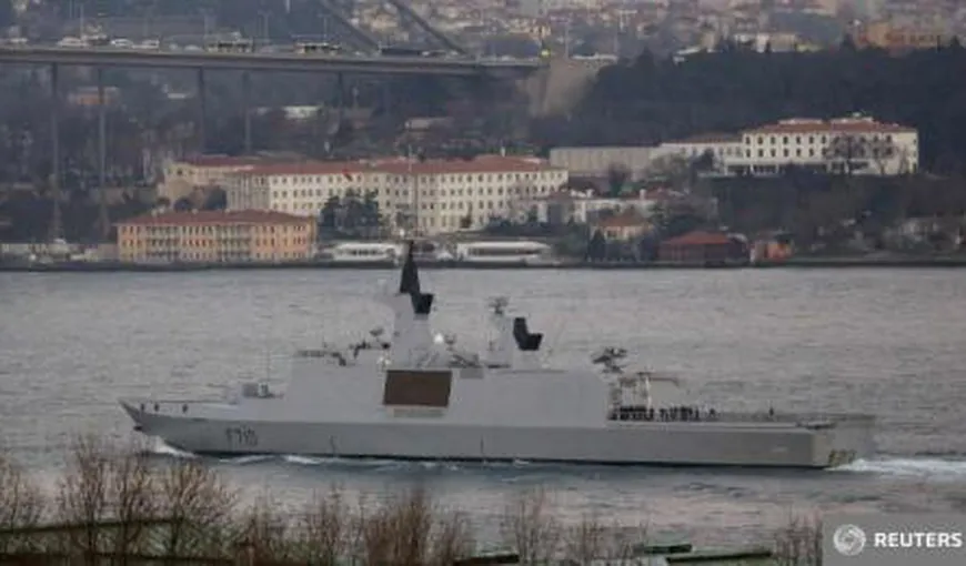 Marina rusă supraveghează o fregată franceză în Marea Neagră, care se îndreaptă spre Ucraina