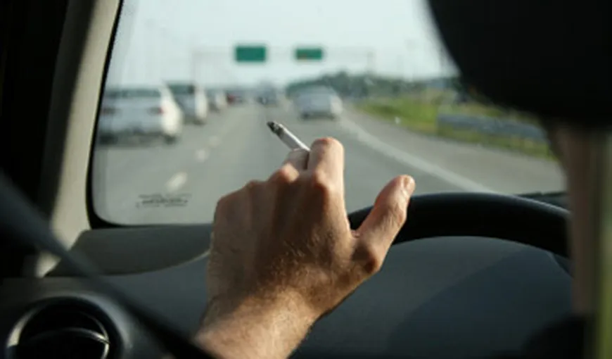 Veste neplăcută pentru şoferi. Fumatul, INTERZIS la volan