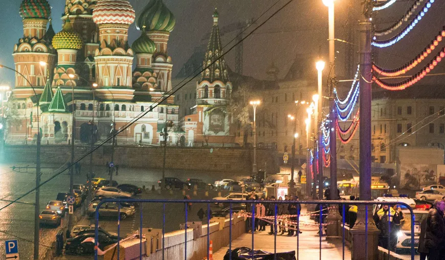 Multe dintre camerele de supraveghere erau dezactivate în noaptea asasinării lui Nemţov. Filmările, neclare
