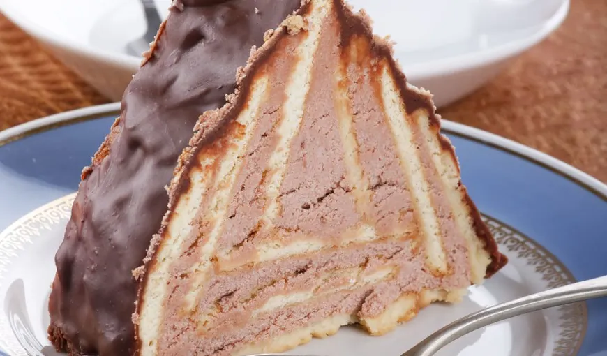 REŢETA ZILEI: Prăjitură Cabana, cu cremă de unt şi cacao
