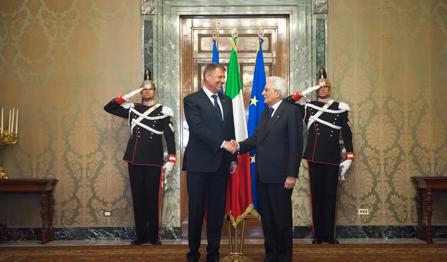 Preşedintele Sergio Mattarella, la întâlnirea cu Iohannis: A venit momentul ca România să intre în Schengen
