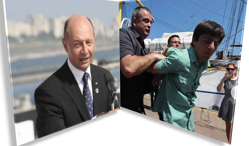 Omul care l-a scuipat pe Traian Băsescu, condamnat definitiv la 3 luni de închisoare cu executare