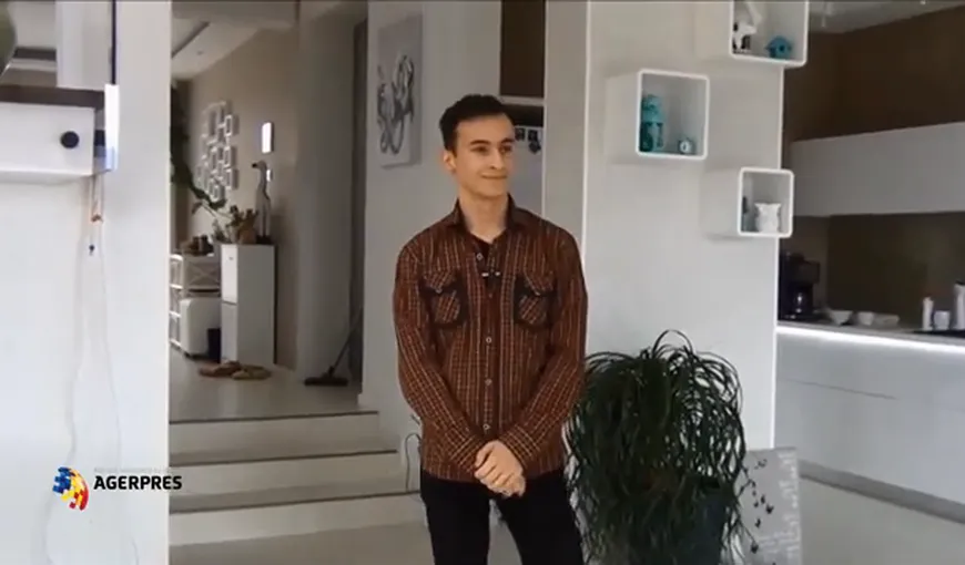 Un student din Sibiu a inventat o „casa inteligentă” VIDEO
