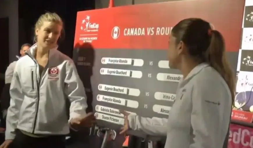 Surpriză la Fed Cup. Alexandra Dulgheru a învins-o pe Eugenie Bouchard. Canada-România 1-1