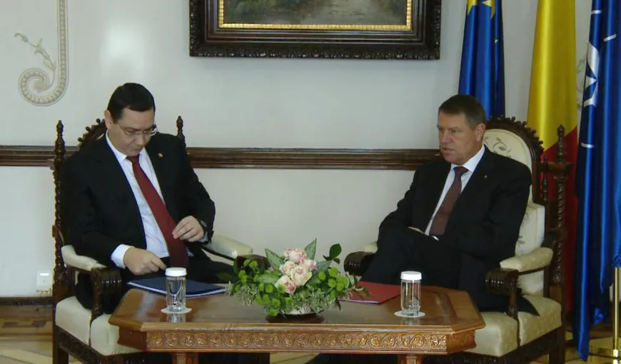 Întâlnire Iohannis-Ponta-Isărescu, la Cotroceni. Şeful statului anunţă NOI CONSULTĂRI cu partidele