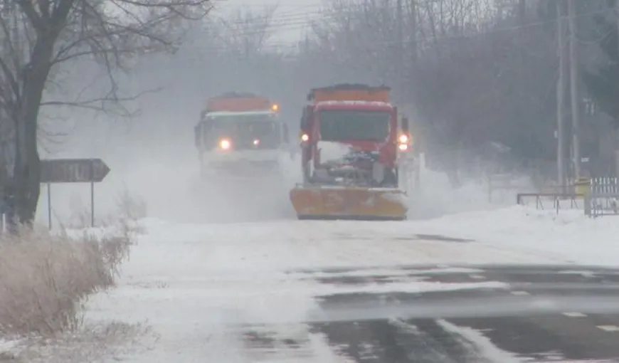 Avertisment de la CENTRUL INFOTRAFIC: Drumuri blocate de zăpadă. VIDEO