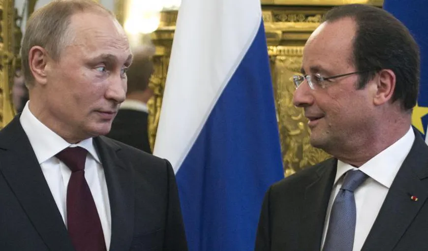 Vladimir Putin şi Francois Hollande vor discuta despre situaţia din Ucraina