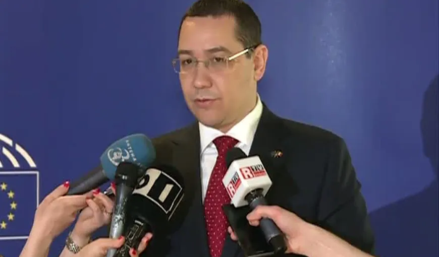 Ponta: Blocarea de către PNL a procesului de revizuire a Constituţiei, o dovadă a miopiei şi mediocrităţii