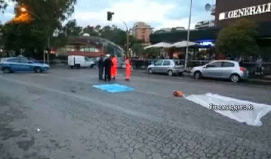 Accident grav în centrul Romei, provocat de ţigani urmăriţi de poliţie. Un mort şi 8 răniţi VIDEO