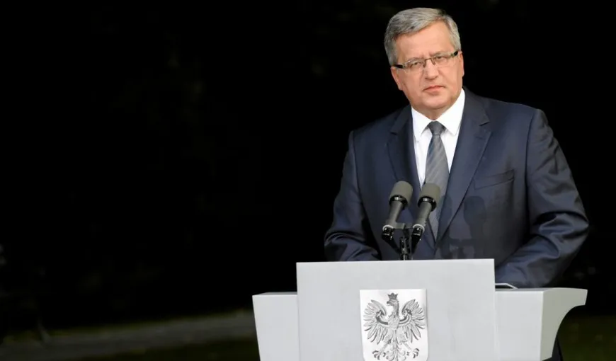 Komorowski afirmă că Polonia nu trebuie să fie un duşman al Rusiei, ci doar a politicii acestei ţări