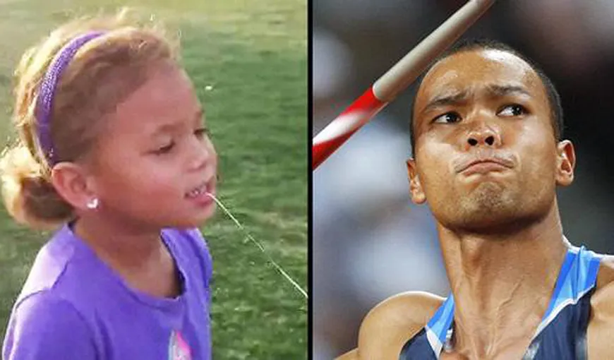 De necrezut. Un campion olimpic i-a scos fiicei sale un dinte cu suliţa VIDEO
