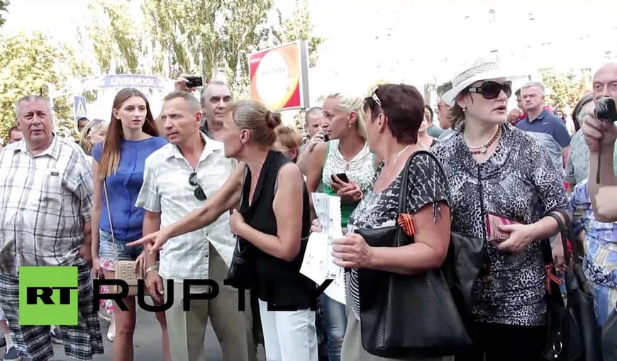 Ucraina: Paradă la Doneţk, la un an de la referendumul de independenţă