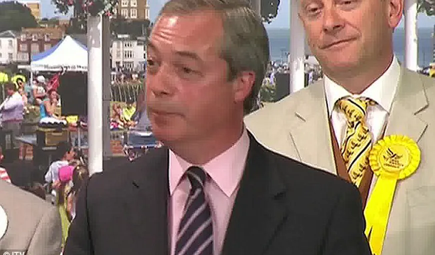 REZULTATE ALEGERI MAREA BRITANIE: Liderul UKIP, Nigel Farage, nu reuşeşte să intre în Parlament