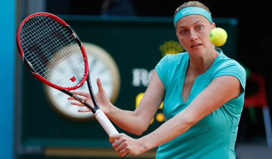 Surpriză la Roma, Petra Kvitova a fost eliminată. Ce adversară va avea Simona Halep în semifinale