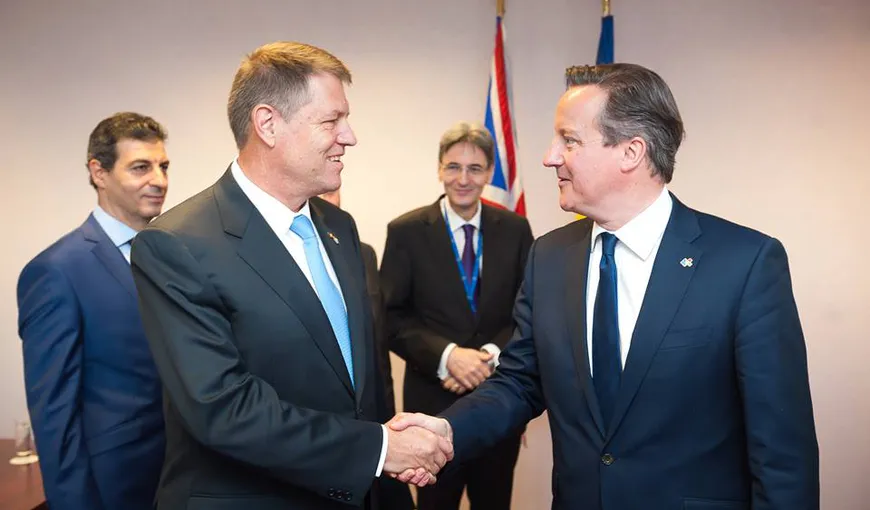 Cameron l-a informat pe Iohannis despre LIMITAREA accesului la beneficiul social