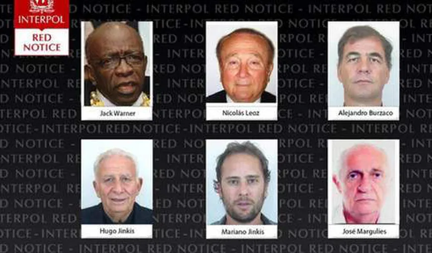 Corupţie la FIFA. Interpolul a dat în urmărire şase persoane