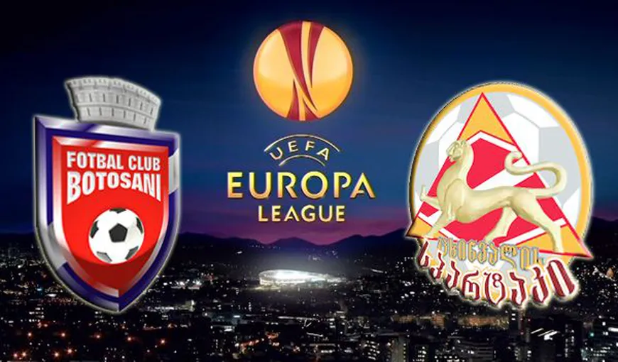 FC BOTOSANI SPARTAK TSKHINVALI. Casă închisă la meciul din UEFA EUROPA LEAGUE