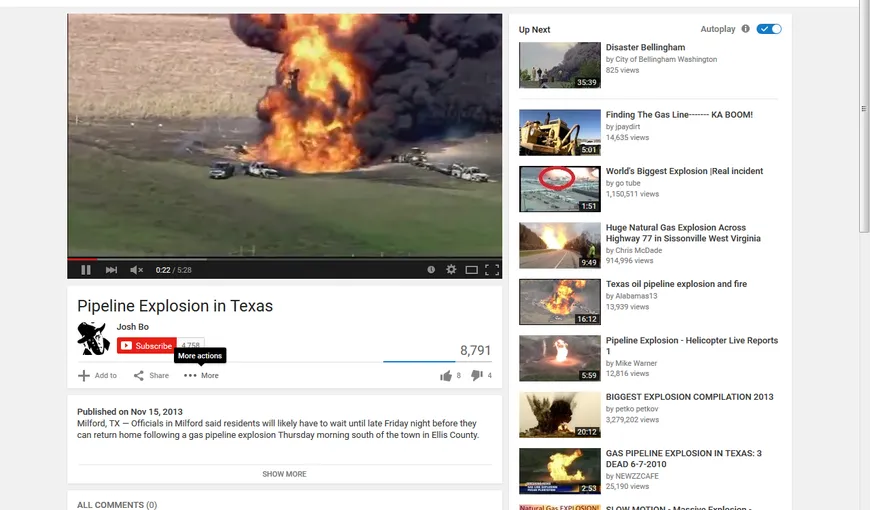 Explozie puternică în Texas, la o conductă de gaze aflată în apropierea unei zone rezidenţiale VIDEO