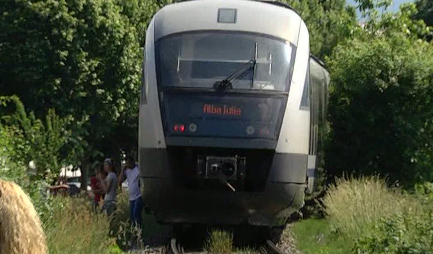 O femeie a fost călcată de tren în Sibiu VIDEO