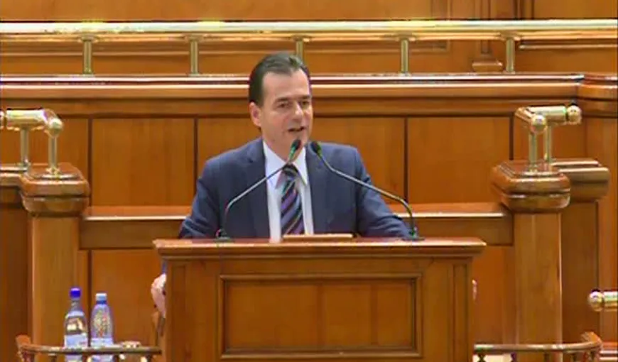 Ludovic Orban, în plen: „Dacă Ponta va fi SUSPENDAT, Iohannis va numi premier interimar din Guvernul vostru”