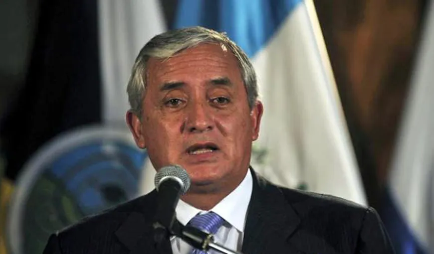 Preşedintele Guatemalei riscă să rămână fără imunitate. Este suspectat de fraudă şi corupţie