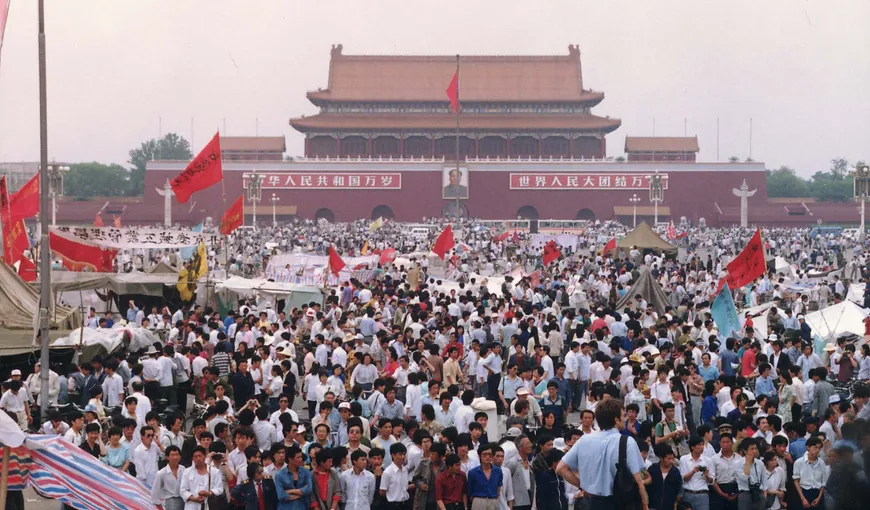 Piaţa Tiananmen, într-o replică de mari dimensiuni pentru parada de 70 de ani a încheierii războiului